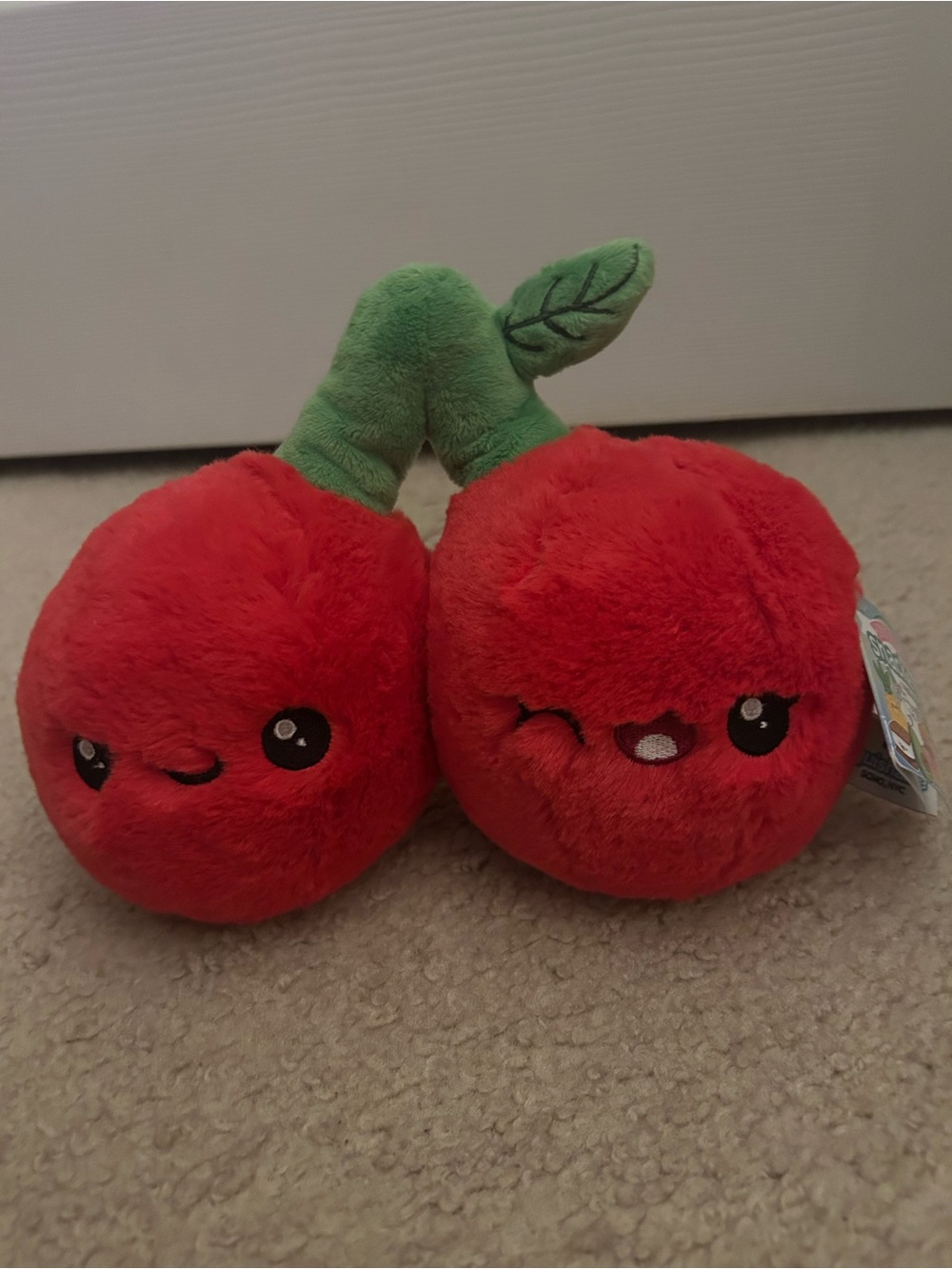 Squishable Snacker Cherries Plush